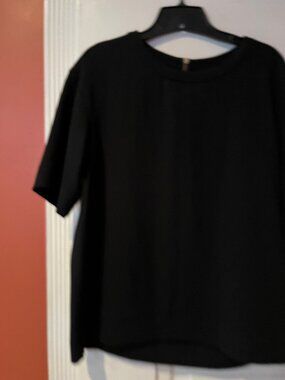 DKNY Crepe Short Sleeve Top